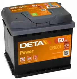 DB501 DETA Стартерная аккумуляторная батарея DB501 DETA Стартерная аккумуляторная батарея